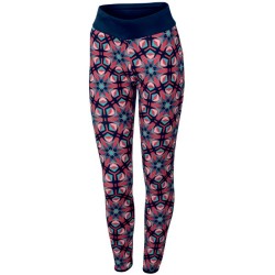 Warme panty 's Sportful Rythmo W Tights zwart-iris/Caleidoscoop